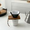 Porcelain Hand Brewed Conical Coffee Filter Reusable Dripper Cone Holder for Home Office Camping and Travel Use