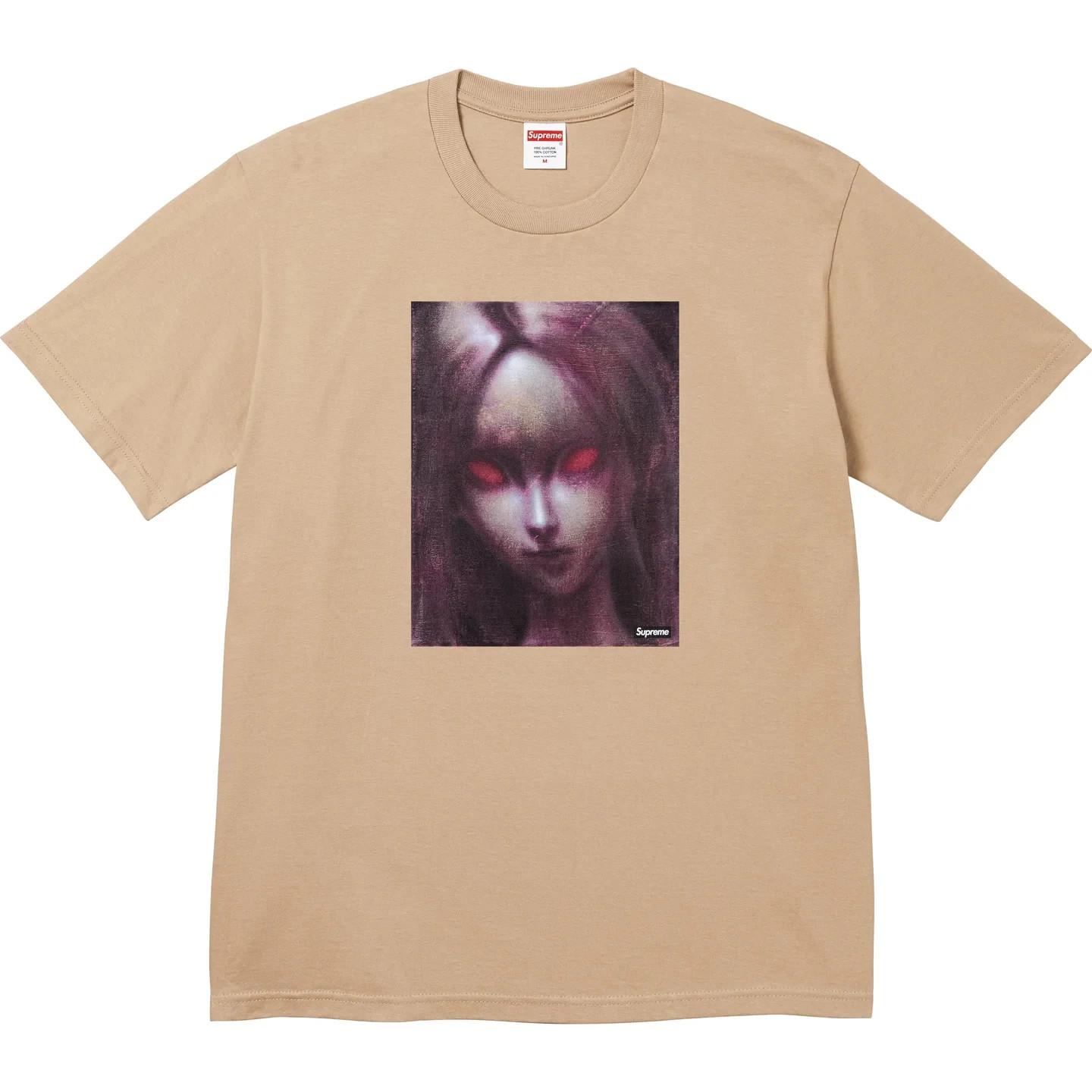 Supreme Red Eyes Tee Khaki M