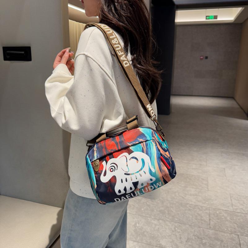 Casual Women Cross Body Small Messenger Bag Ladies Printing Handbag Shoulder Over Bags Fashion Women'S Lightweight Underarm Bag