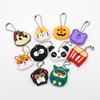 New Cartoon Soft Silicone Protective Key Case Cover for Key Control Dust Cover Holder Women Cute Small Key Chain Pendant Keyring
