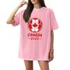 Women's Fashion Short Sleeve Soccer Print T-Shirt