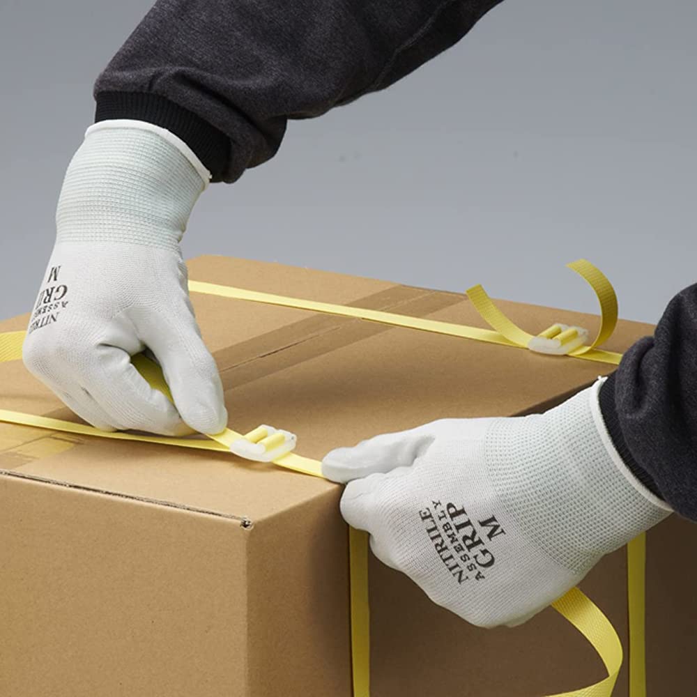 Showaglove Work Gloves 370 Assembly Pack of No. Grip, Medium, Gray, 3-Pair (Set 2)