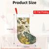 Christmas Decoration Fireplace Hanging Stocking() 1pc, Rabbit Frog Butterfly ( - Pattern Christmas Gift Socks,