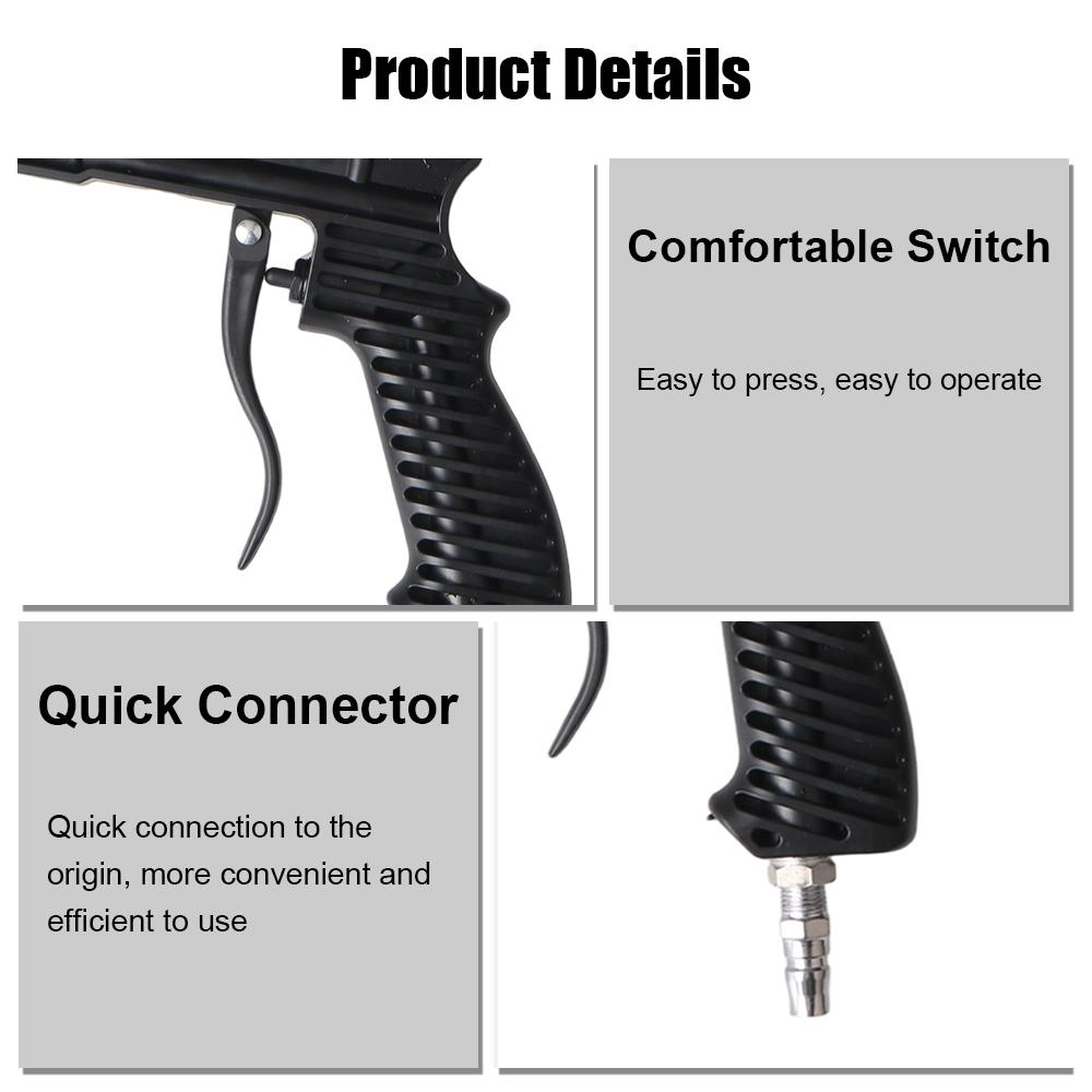 Urządzenie do piaskowania rdzy Regulowana piaskarka Pistolet do piaskowania grawitacyjnego Pneumatyczny zestaw do piaskowania