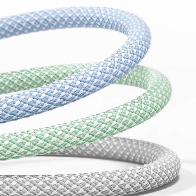 60W Fast Charging Cable Line USB C To USB C Braided Cord High Speed Data Sync Wire Suitable For S23/S22/S21+ Smartphone