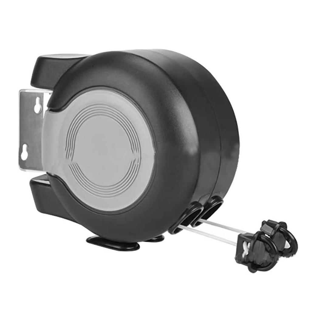 Double Retractable Clothesline Indoor Outdoor Clothes Line Heavy Duty Retracting Rope Line for