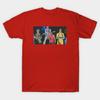 Men Black Print T-shirt The Nerdz No-Cut Transfer Paper Print Cotton Tshirt