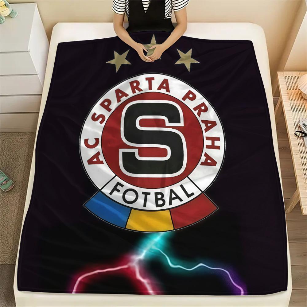 AC Sparta Praha Coperta in Flanella, Alta qualità Confortevole per Tutte le Stagioni, Decorazione per la Casa, Calore e Comfort
