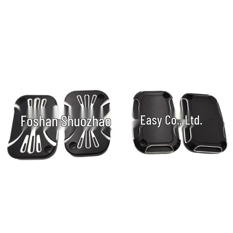 CNC Motorcycle Accessories for Harley Road King: Front Brake & Oil Pump Covers