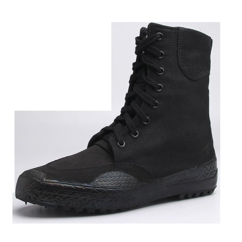 

Training security work shoes autumn high-top all-black men s shoes casual sports shoes work shoes liberation shoes children 46