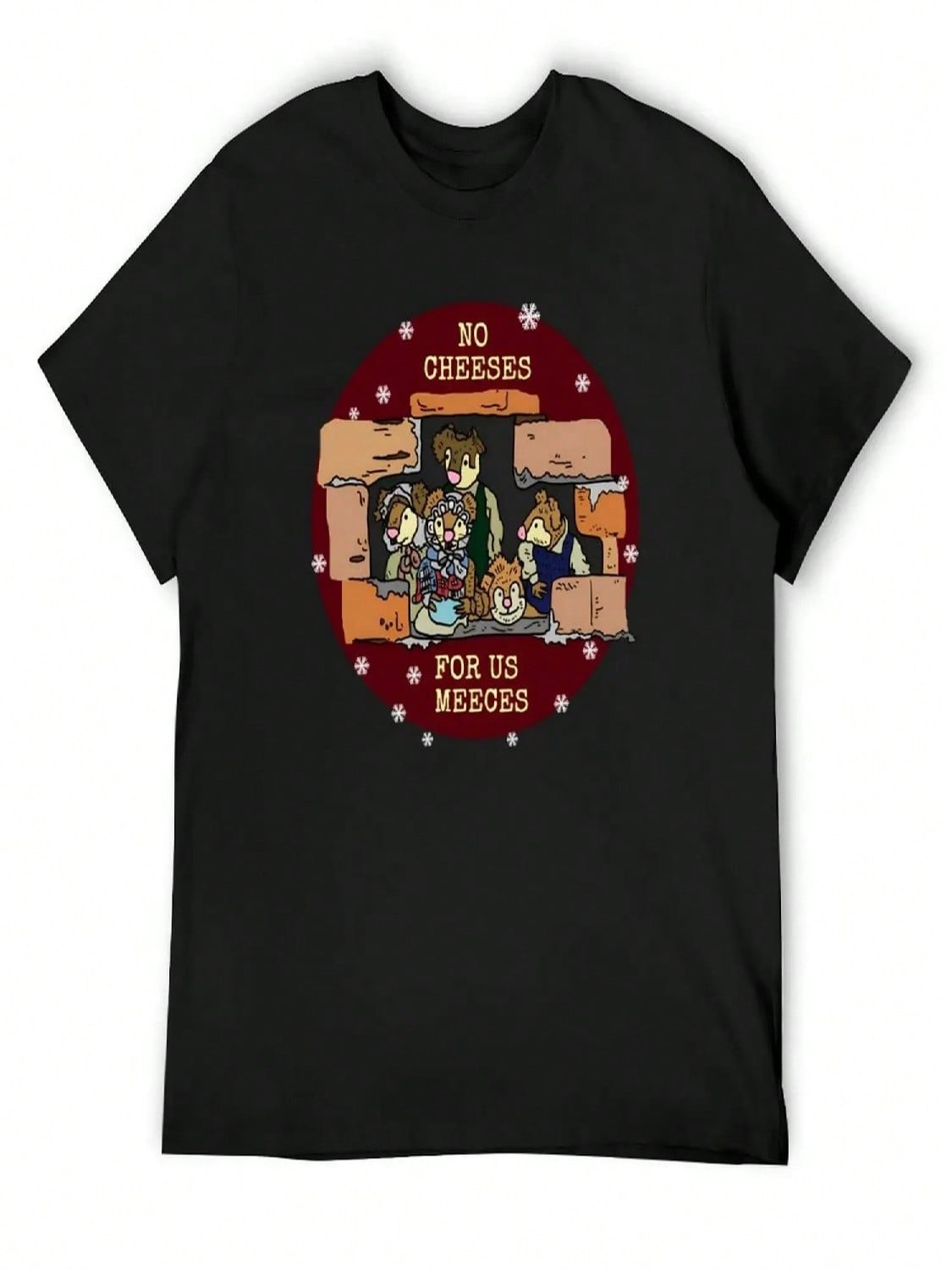 Muppet Christmas Carol - Meeces T-Shirt Summer Tops Oversized T Shirt Cotton T Shirt unisex S разноцветный