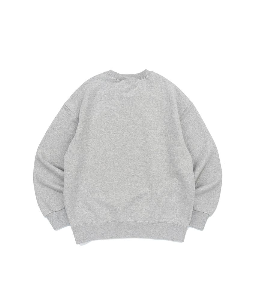 NET SOCIAL CLUB Small Curly Logo Mtm (Melange)