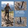 8Pcs Rubber Trekking Pole Replacement Accessory Black Walking Hiking Stick Accessory  Hiking