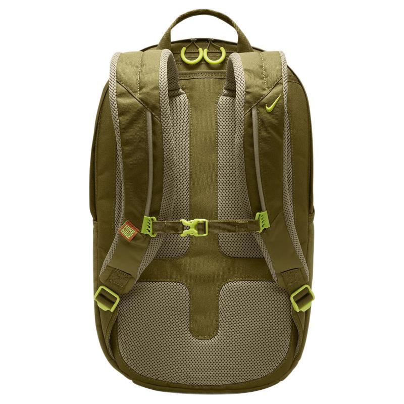 Nike Fabric Backpack Regular Unisex Olive Green Casual DJ9678-368