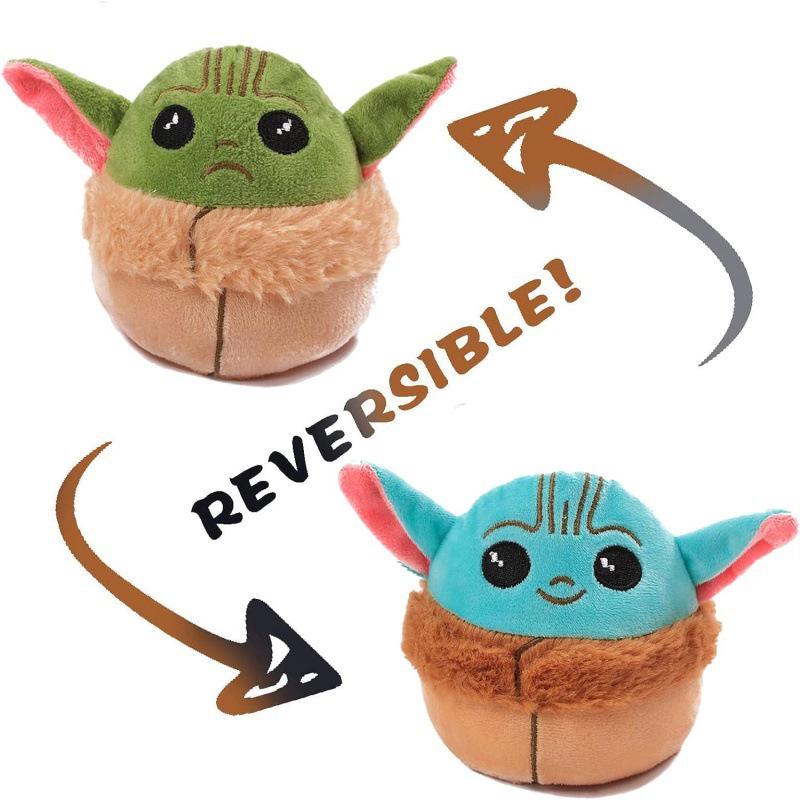 Двусторонняя плюшевая игрушка Йода и Осьминог 15cm 75g
