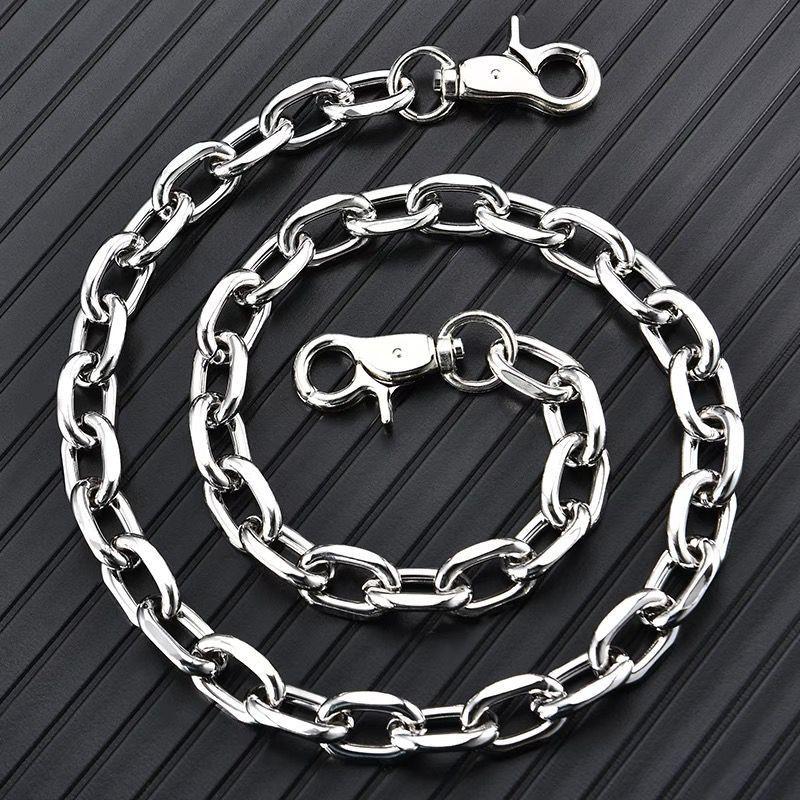 Fashion Punk Hip-hop Chain for Pants Waist Chain Accessories Belts Women Men Metal Pant Chain On Jeans Gadgets for Men
