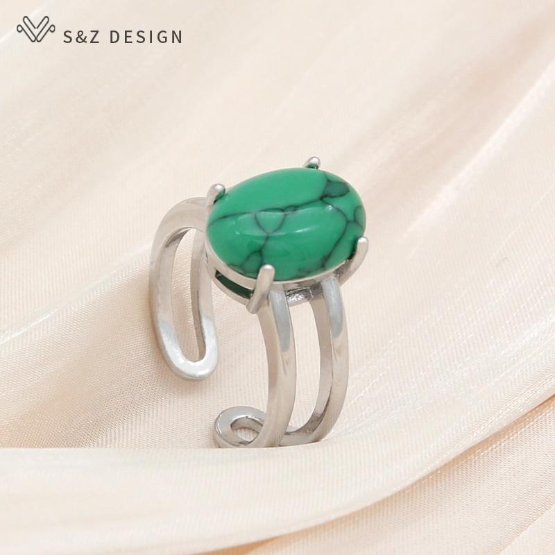 

Винтажные темпераментные овальные кольца в форме яйца для женщин, свадебные элегантные модные украшения для девочек, Европа, Америка, ювелирные изделия в стиле ретро Resizable