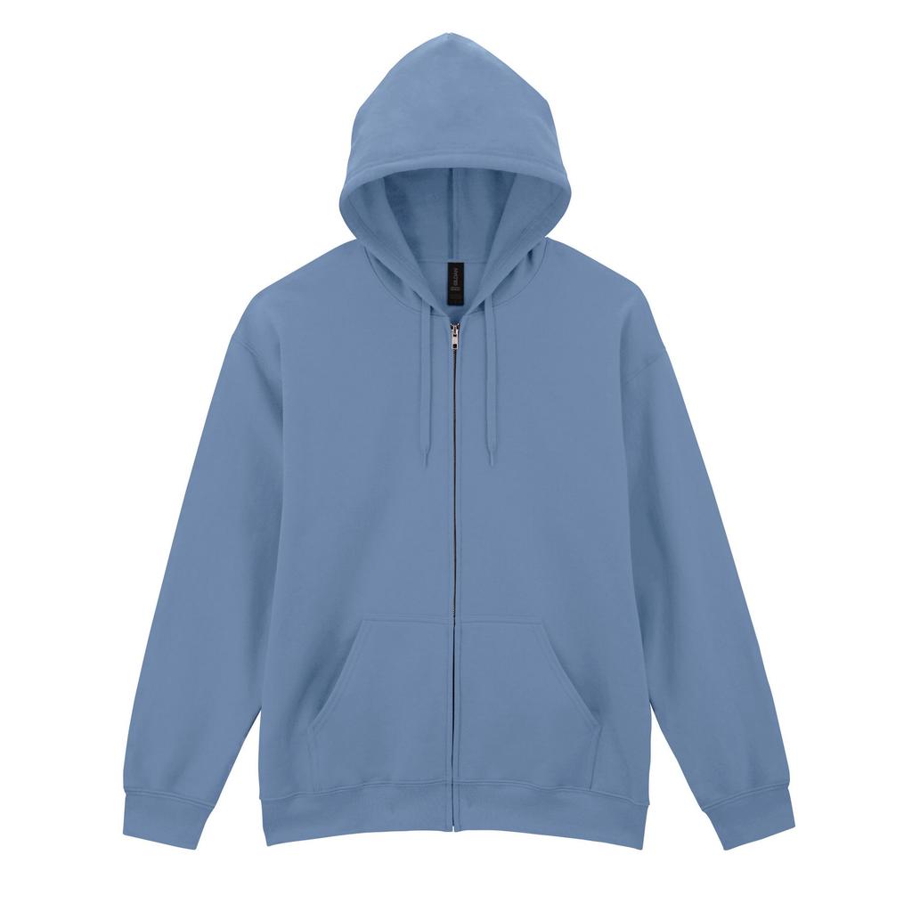 Gildan Mens Softstyle Midweight Full Zip Hoodie