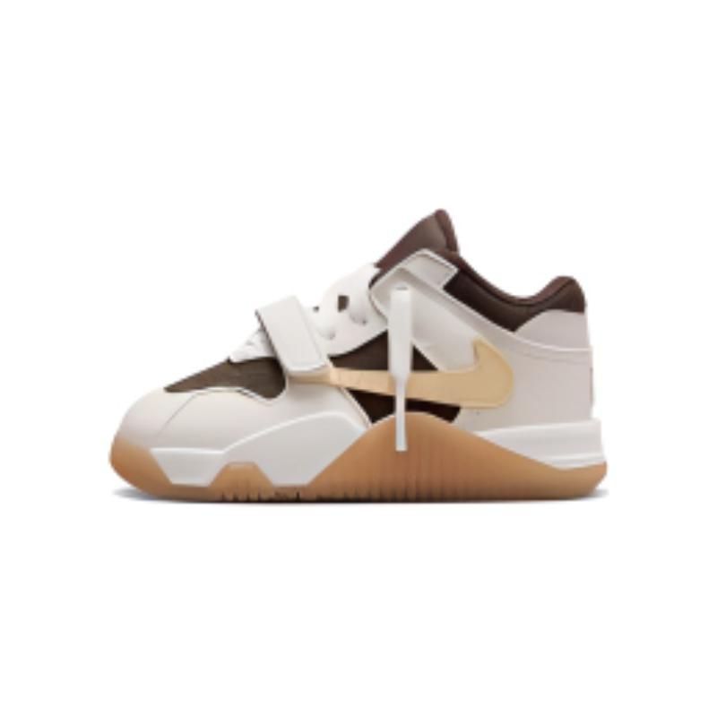 Air Jordan Travis Scott X Jordan Jumpman Jack TR TD Sail Baby Sneakers Cream Muslin Dark-Mocha FJ2852-100