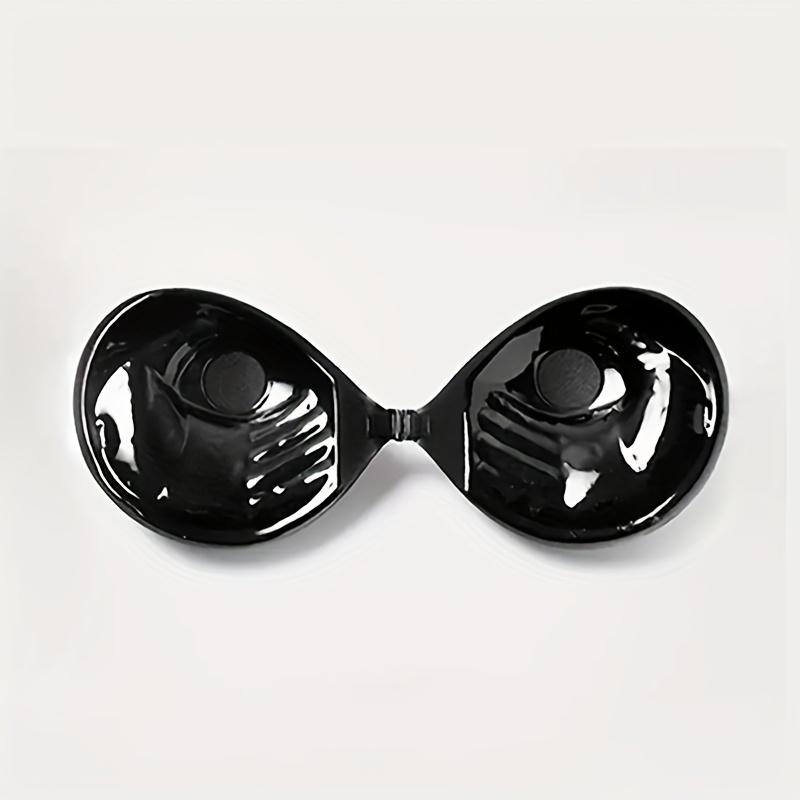 

Женские толстые силиконовые бесшовные самоклеящиеся накладки на соски, приподнимающие грудь, пыленепроницаемая беспроводная конструкция, элегантный аксессуар для нижнего белья 80A чёрный