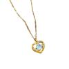New Style Luxury Heart Shaped Diamond Micro-Pave Pendant Necklace
