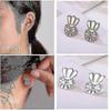Earring Lifters,hypoallergenic Earring Backs For Droopy Ears,adjustable Crown (3 Pairs, Gold, Silver, Rose Gold)
