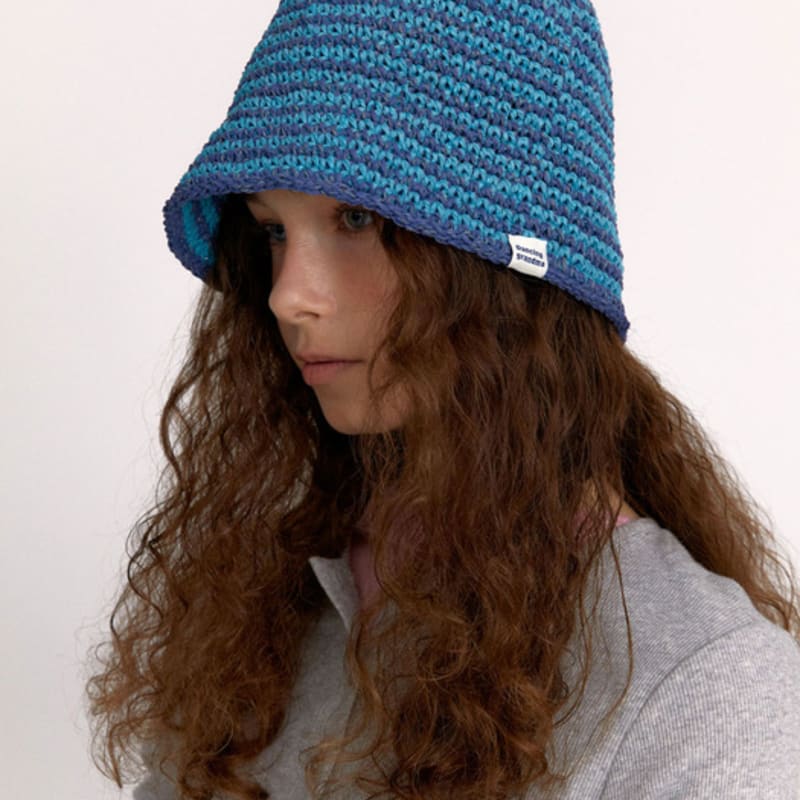 

DANCING GRANDMA GRANNY HAT : STRIPE BLUE Stripe blue