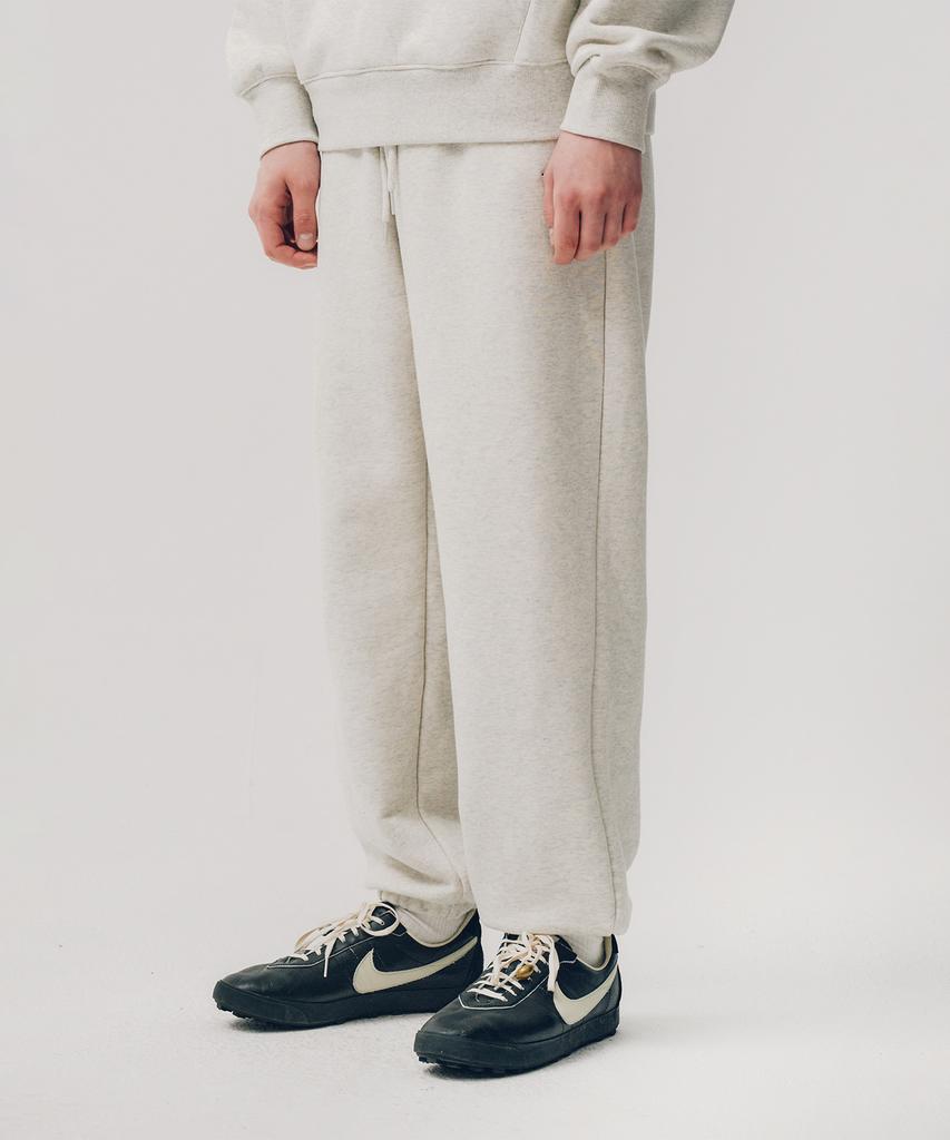 Yale Small Two-Tone Arch Sweatpants_Oatmeal
