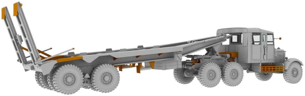 IBG Scale British Army Scammell Pioneer Tank Transporter TRMU30 with Trailer Plastic Model Kit PB72080 1/72