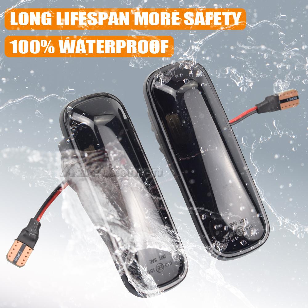 2Pcs Dynamic LED Side Marker Lights Turn Signal Indicator For Honda Civic EK 2/3/4dr Ballade CRV Prelude 95-99 Car Accessories