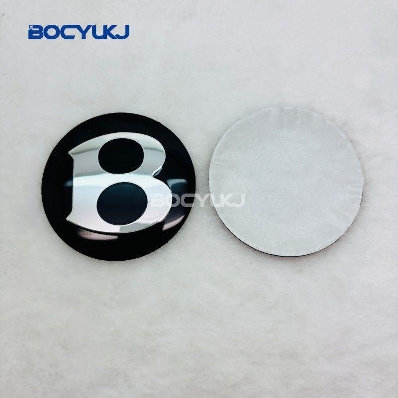 For Bentley LOGO Wheel Decoration Cover Car Accessories Auto Rim Cover Hubcaps Bentayga and Mulsanne Car logo Stickers 56mm65mm