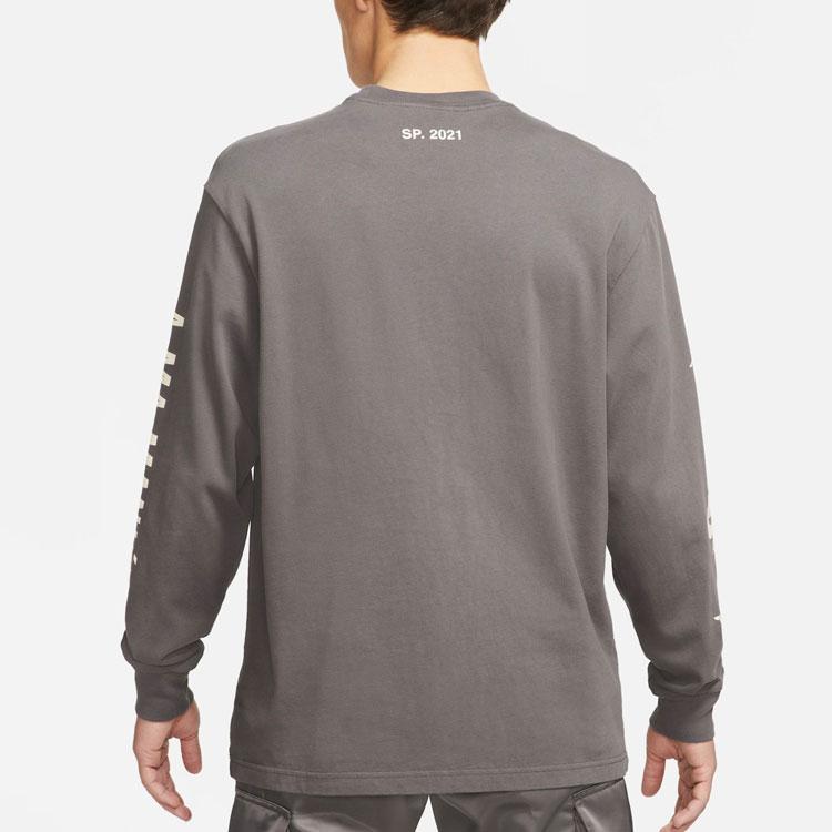 Jordan XA – Ma Maniere – L/S-T-Shirt (Asiatische Größen) Grau Herren Streetwear CV3449-099
