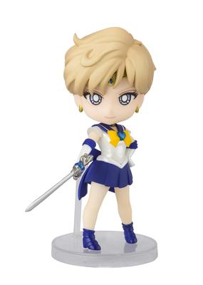 TAMASHII NATIONS Figuarts Mini Pretty Guardian Sailor Moon Super Sailor Uranus Ca. 90 mm große bemalte bewegliche Figur BAS60990 -Eternal Edition-