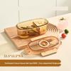 RuHan Glass Divided Lunch Box with Vacuum Seal