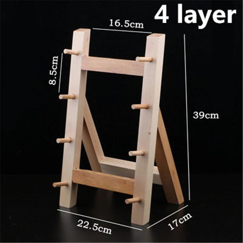 Wooden Holder Swinging Knife Rack Wooden Shelf Willow Knife Sushi Chef Tool Japanese Bayonet Wooden Knifes Rest Sushi Bamboo Mat