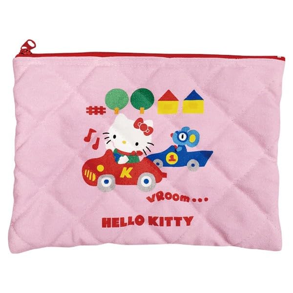 

Hello Kitty 50th Anniversary Quilted Pouch Car