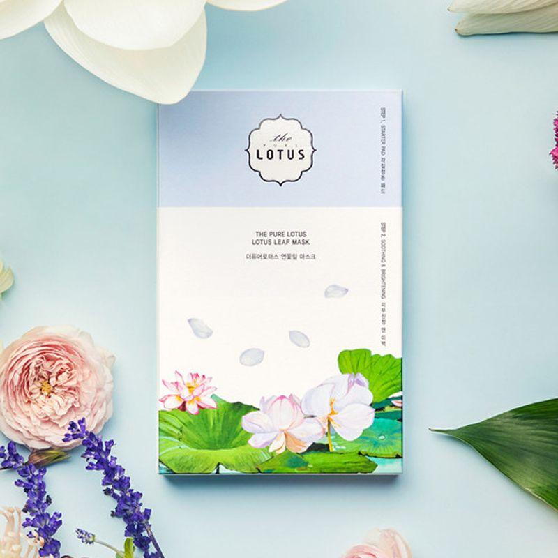 Lotus Leaf Mask for Skin Soothing and Whitening (5 pieces)