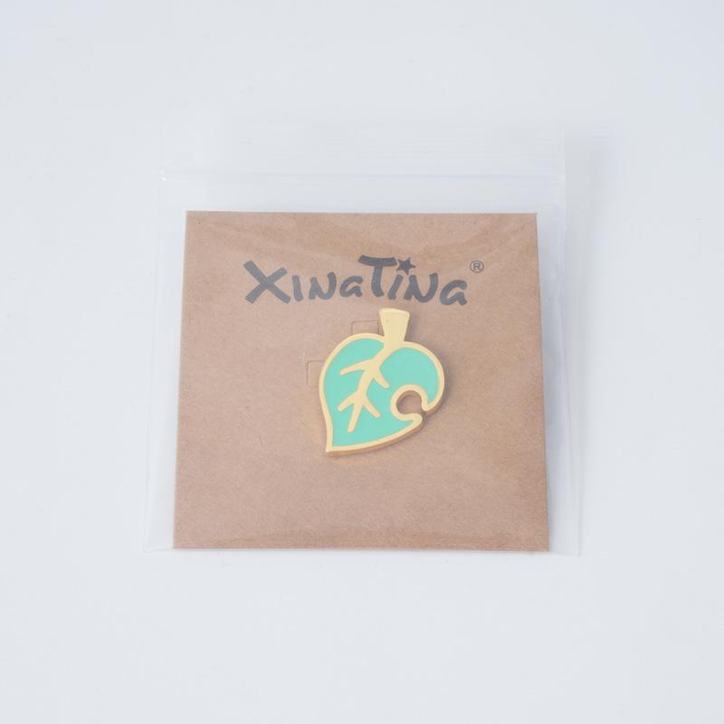 

Friends of the Forest: Animal Crossing Epoxy Resin Leaf Brooch Badge