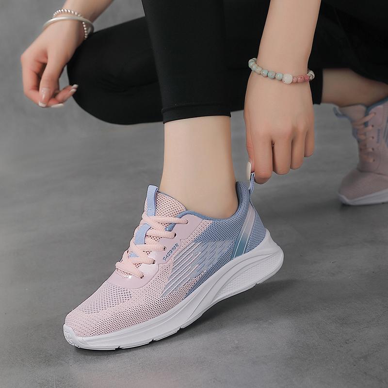 Fashion Shoes Woman Outdoor Tennis Shock-absorbing Running Sports Lightweight Platform Training Wear-resistant Casual Jogging Shoes