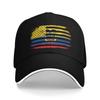 Ecuador USA Flag Casual Baseball Cap Summer  Trucker Hat Wholesale Outdoor Sports Snapback Cap Fitted Retro Baseball Caps