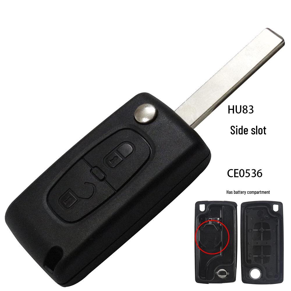 

Peugeot 307/408 & Citroen 2-кнопочный складной корпус пульта дистанционного управления, замена