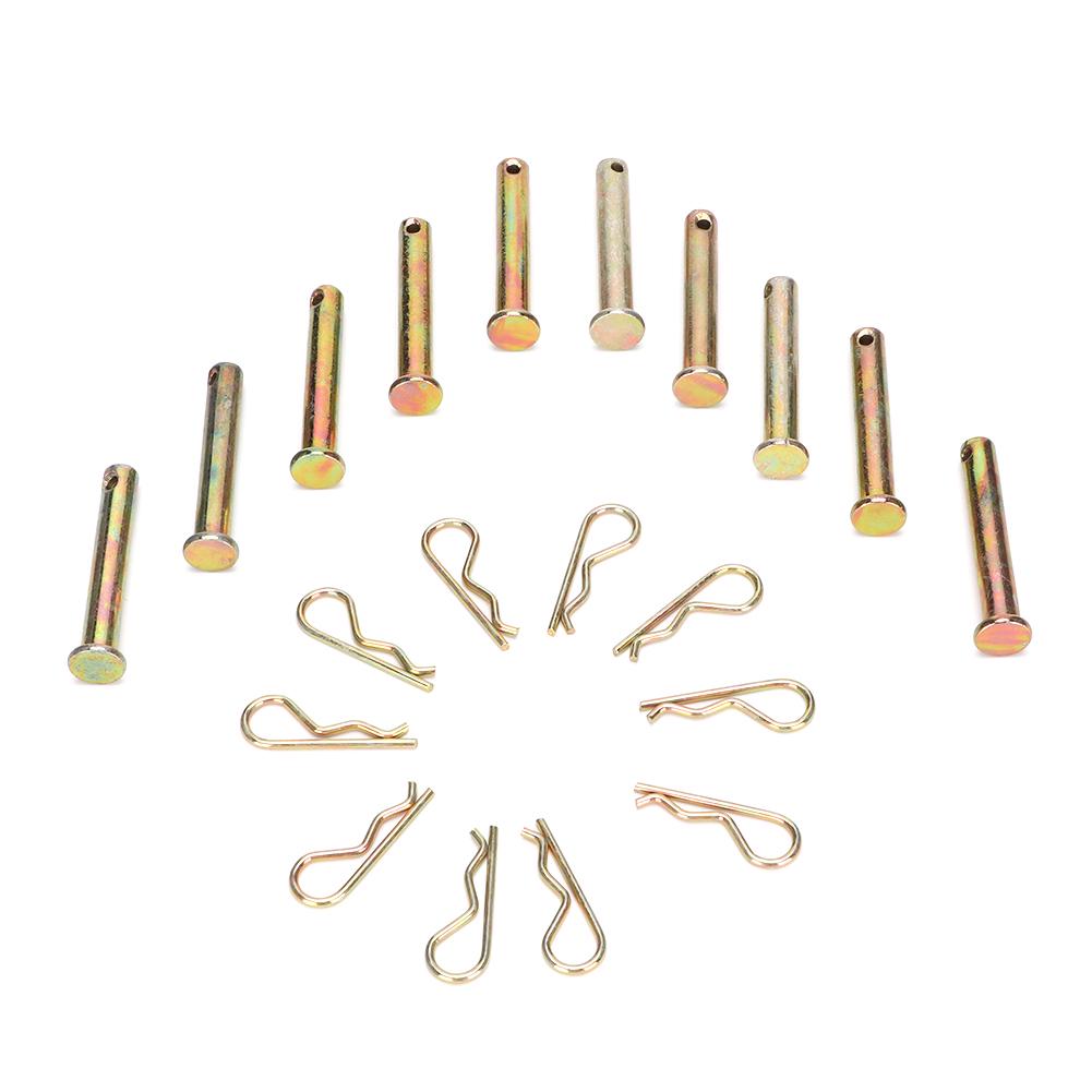 10set Farming Machine Air Cool Diesel Engine Accessories 8*50mm R Type Pin Set For 178F 186F