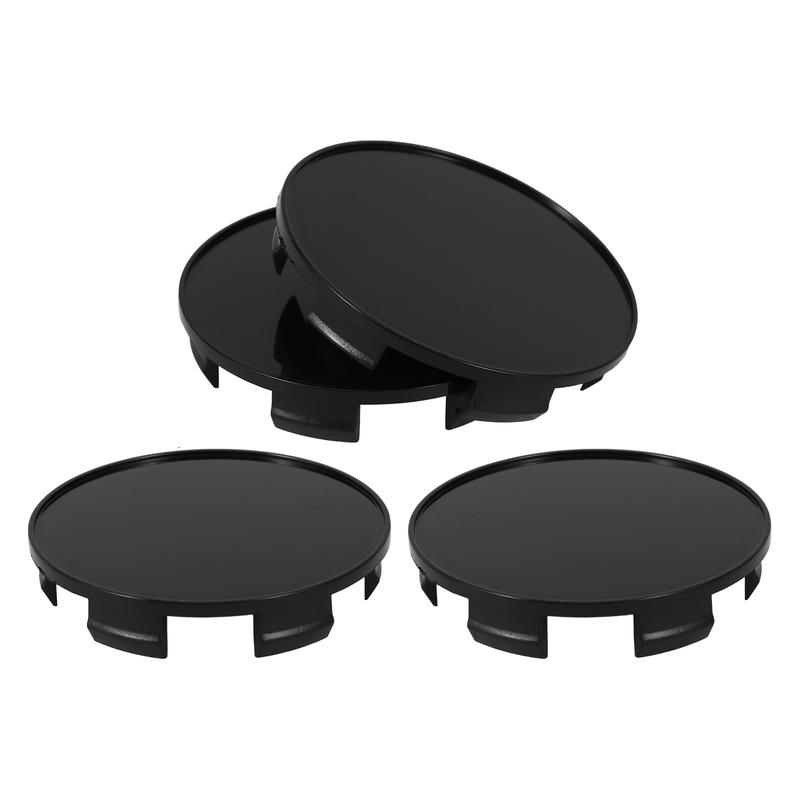4 Pcs 69Mm Wheel Hub Covers 66Mm Car Center Caps Silver Abs Plastic Tire Accessories Semi Truck Hubcaps Scratch Resistant