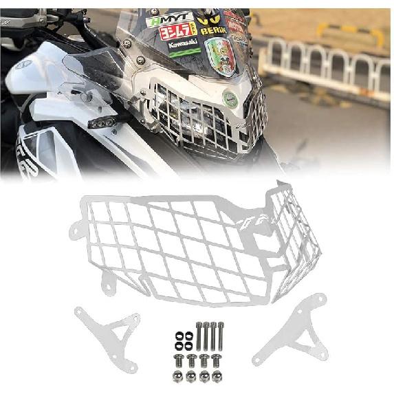 

Motorcycle Accessories Front Headlight Cover Grill Guard Protector Grilled Mesh Lens for Benelli TRK502 TRK502X TRK 502 502X (Black) срібний