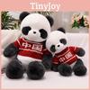 China Panda Delightful Plush Animal Pillow Doll Short Plush Fabric Perfect Gift