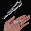 600Pcs Plastic Alligator Clips 1.50"/38mm Folding Clips Transparent Shirt Clips  Clothes