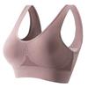 Women's Mesh Breathable Underwear Large Size Wireless Full Coverage Tank Top Sports Yoga Bra M-5XL