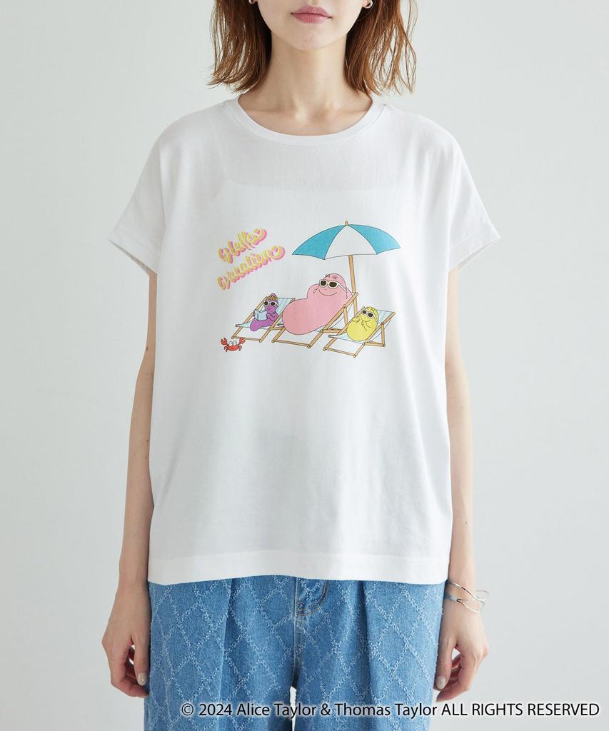 ROPE PICNIC BARBAPAPA French Sleeve T-Shirt, White (11), Size 38