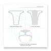 1Pcs 2/3 Layers White Microfiber Diaper Inserts 35X13.5Cm New Nappy Insert Use Together With Pocket Cloth Diaper