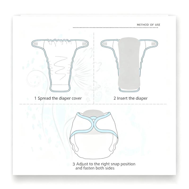1Pcs 2/3 Layers White Microfiber Diaper Inserts 35X13.5Cm New Nappy Insert Use Together With Pocket Cloth Diaper